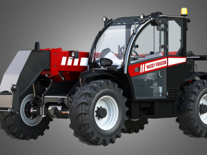 massey ferguson telehandler 9407s 3D Model