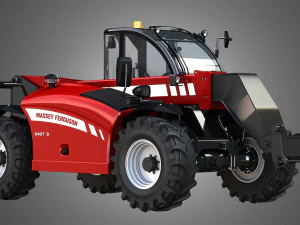 massey ferguson telehandler 9407s 3D Model