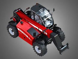 massey ferguson telehandler 9407s 3D Model