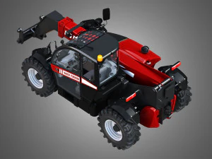 massey ferguson telehandler 9407s 3D Model