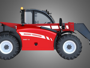 massey ferguson telehandler 9407s 3D मॉडल