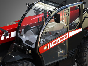 massey ferguson telehandler 9407s 3D मॉडल