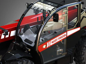massey ferguson telehandler 9407s 3D Model