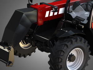 massey ferguson telehandler 9407s 3D मॉडल