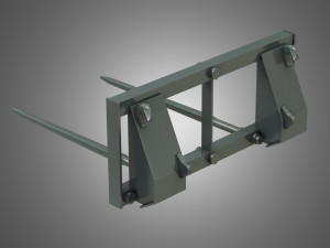 bale spike - front loader 3D Модель