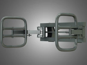 movimentatore di balle fasciate - caricatore frontale Modello 3D