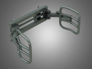 movimentatore di balle fasciate - caricatore frontale Modello 3D