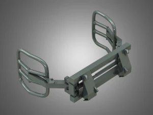 movimentatore di balle fasciate - caricatore frontale Modello 3D