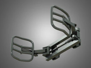 movimentatore di balle fasciate - caricatore frontale Modello 3D