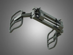 movimentatore di balle fasciate - caricatore frontale Modello 3D