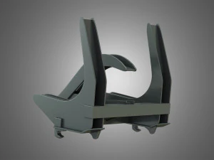 log fork - stoll - front loader 3D Model