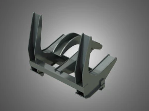 log fork - stoll - front loader 3D Model