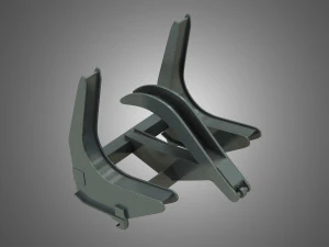 log fork - stoll - front loader 3D Model