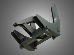 log fork - stoll - front loader 3D मॉडल