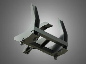 log fork - stoll - front loader 3D Model