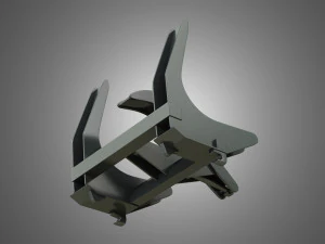 log fork - stoll - front loader 3D Model