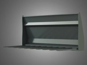 forca per letame - caricatore frontale Modello 3D