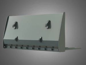 forca per letame - caricatore frontale Modello 3D