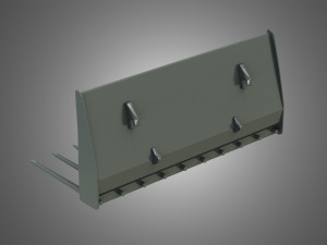 manure fork - front loader 3D Model