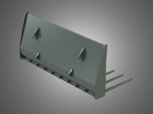 manure fork - front loader 3D Model
