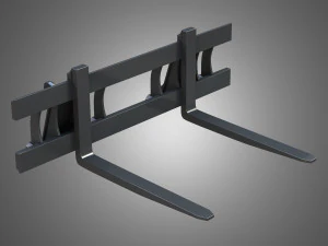 fork with grapple - front loader 3D Model