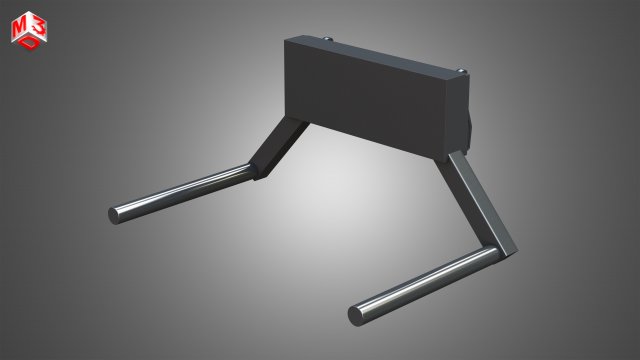 kramer loader - front loader 3D 模型 .c4d .max .obj .3ds .fbx .stl .blend 