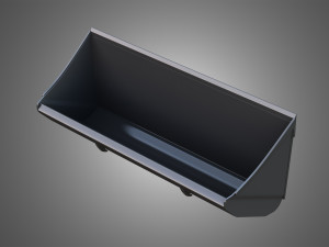 universal bucket - front loader 3D Model