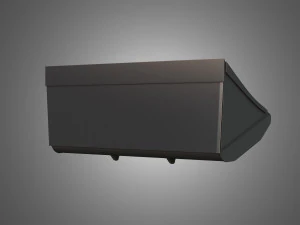 universal bucket - front loader 3D Model