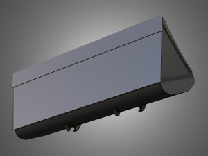 universal bucket - front loader Model 3D