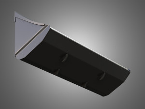 universal bucket - front loader Model 3D