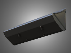 universal bucket - front loader Model 3D