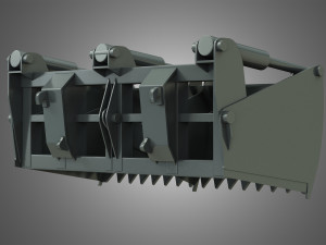 silage cutter - front loader 3D Model