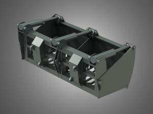 silage cutter - front loader 3D Model