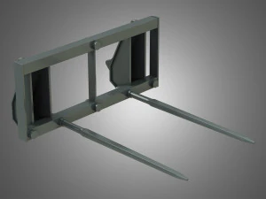 carregador kl80-8t com ponta de fardo - carregador frontal Modelo 3D