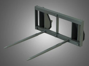 carregador kl80-8t com ponta de fardo - carregador frontal Modelo 3D