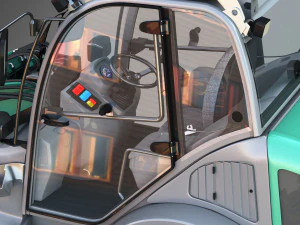 carregador kl80-8t com ponta de fardo - carregador frontal Modelo 3D