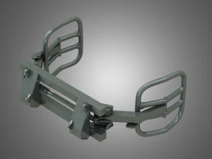 carregadeira kl80-8t com manipulador de fardos embrulhados Modelo 3D