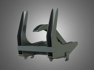 loader kl80-8t with log fork - stoll - front loader 3D Model