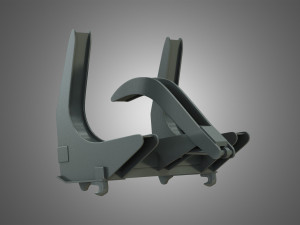 loader kl80-8t with log fork - stoll - front loader 3D मॉडल