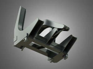 loader kl80-8t with log fork - stoll - front loader 3D मॉडल