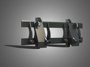 cargador kl80-8t con horquilla para paletas - cargador frontal Modelo 3D