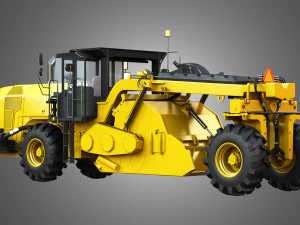 rm500b road reclaimer vehicle 3D Model