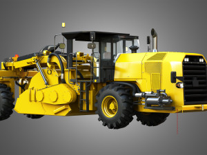 rm500b road reclaimer vehicle Model 3D