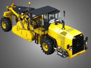 rm500b road reclaimer vehicle Model 3D