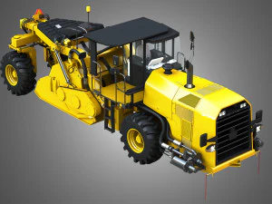 rm500b road reclaimer vehicle 3D Model