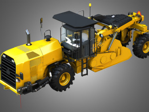 rm500b road reclaimer vehicle Model 3D