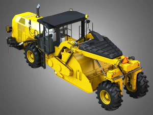 rm500b road reclaimer vehicle 3D Model