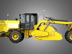 rm500b road reclaimer vehicle Model 3D