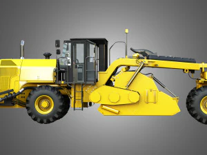 rm500b road reclaimer vehicle 3D Model