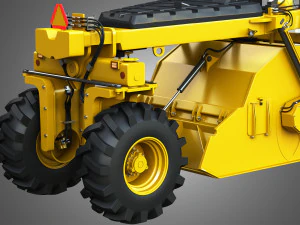 rm500b road reclaimer vehicle 3D Model